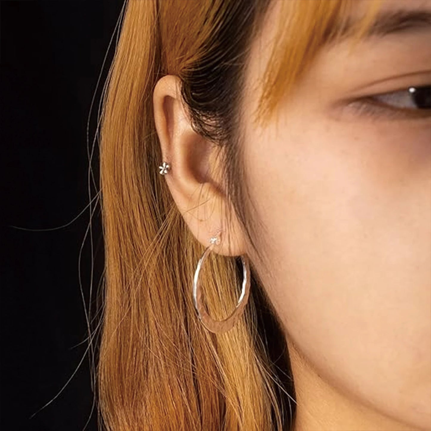 925 silver, ripple earrings, women's earrings, teenage fashion items, suitable for Valentine's Day, Mother's Day, birthday gifts