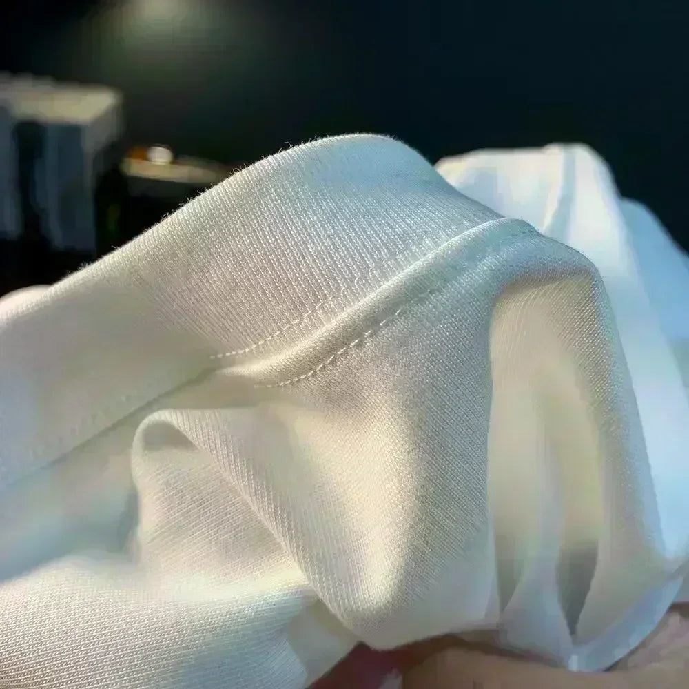 1pc Seattle 12th for Man T-Shirt - Seahawk Head Graphic with Fashion Glasses & Beanie Design White 180g Heavyweight Casual Tee