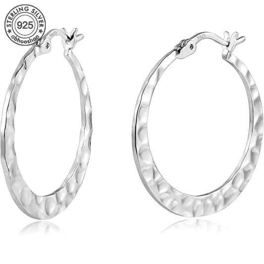 925 silver, ripple earrings, women's earrings, teenage fashion items, suitable for Valentine's Day, Mother's Day, birthday gifts