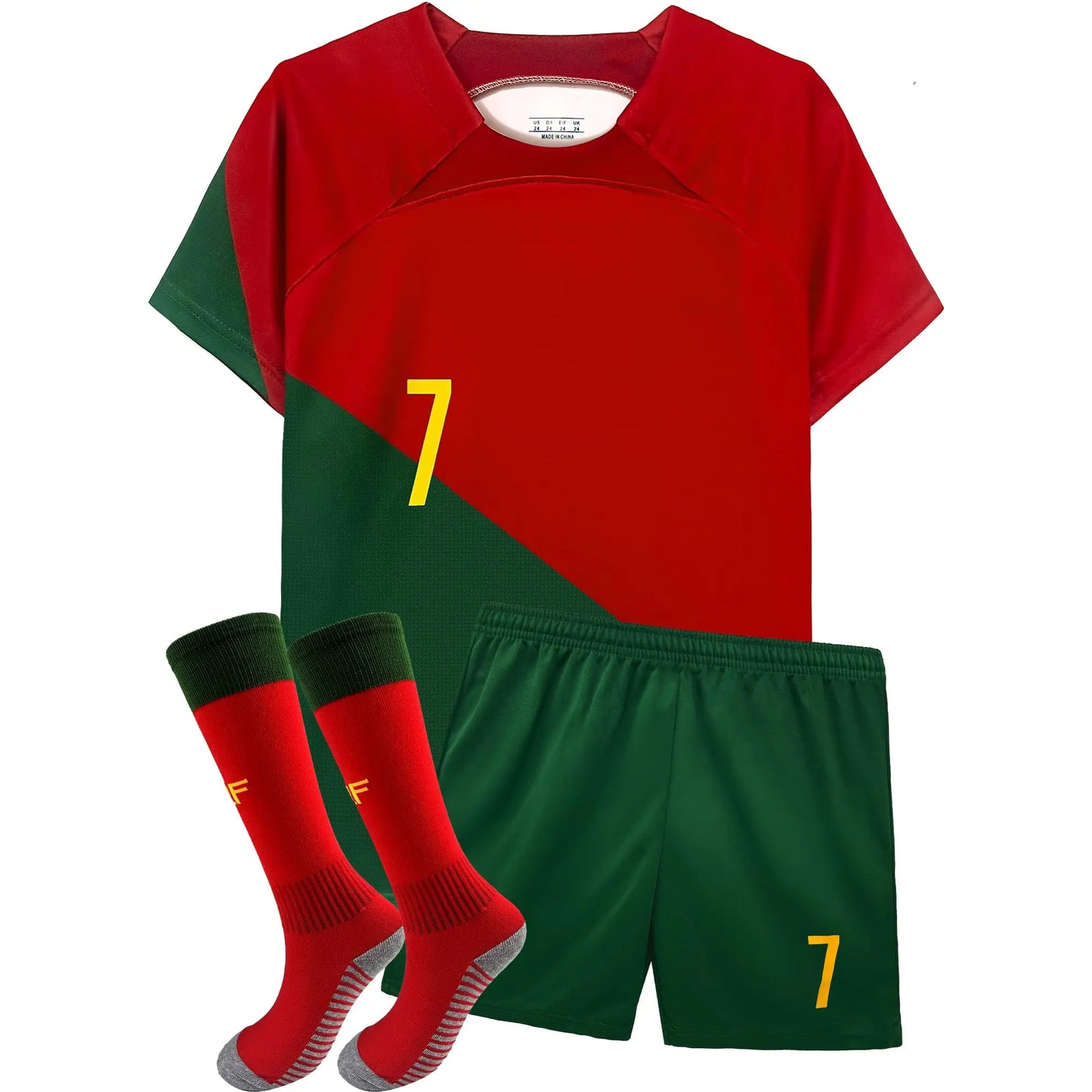 Boys Soccer Jerseys Training Uniform Soccer Jerseys for Kids Youth Soccer Fans Jerseys Gift Kit Set