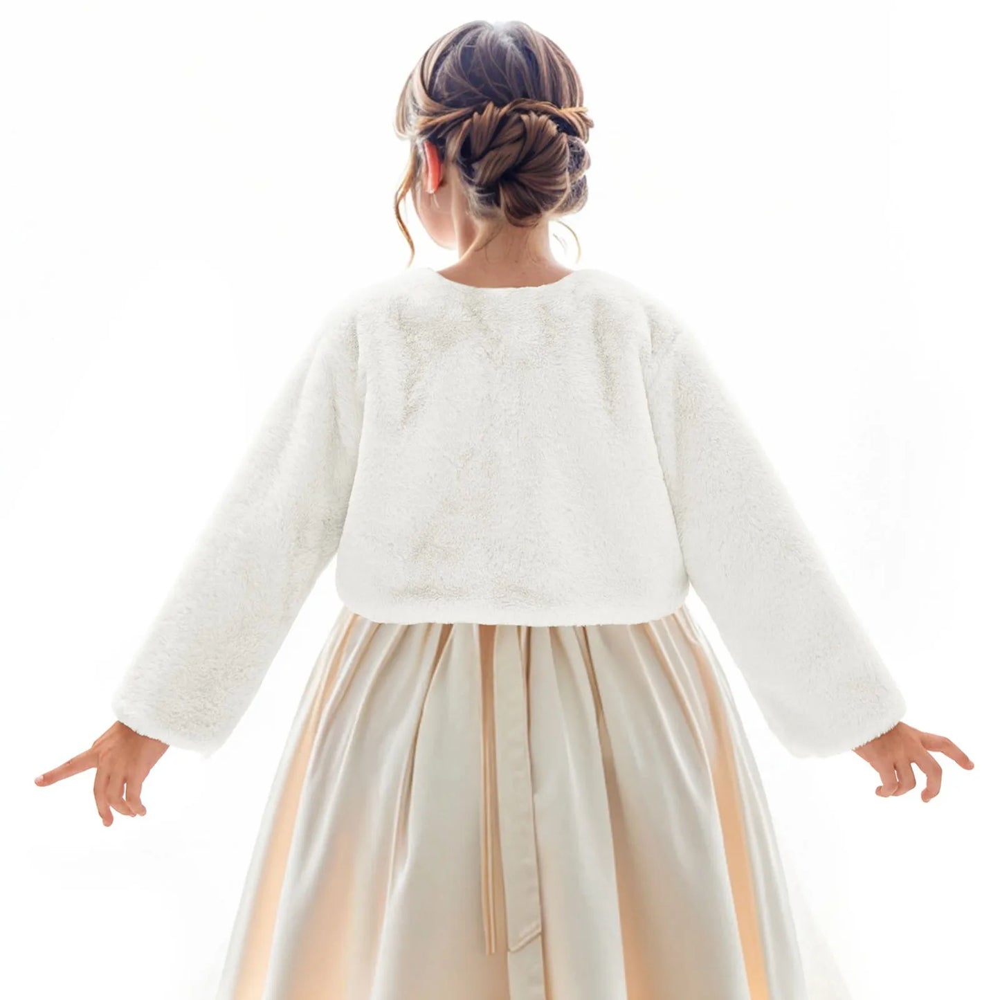 Coat of Many Colors Jacket Kids Girls Jacket Coat Toddler Kids Dressy Cardigan Fleece Fuzzy Bolero Sh Rug Long Coat Hooded Girls